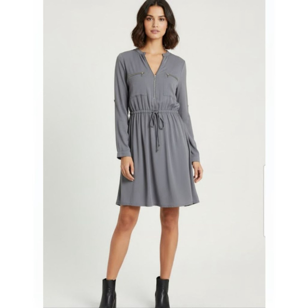 Torrid Women's Dress Light Grey Shirtdress Size 2X